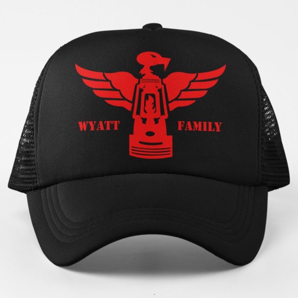 NEW Wyatt Family Buzzard Lantern Foam Trucker Mesh Snapback Hat BLACK - Picture 1 of 3
